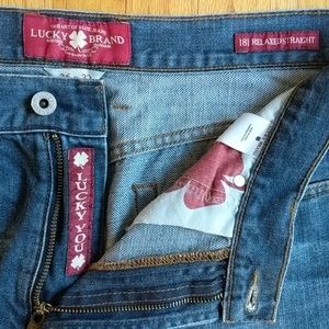 Men's Lucky Brand 181 Relaxed Straight denim jeans, 36x30